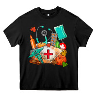 Black nurse  and fall Heavy Core Tee - AdoDesignShop