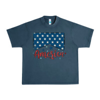 Midnight Navy America Urban Heavy Tee - MaliasSmallBusiness