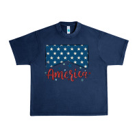 Navy America Urban Heavy Tee - MaliasSmallBusiness