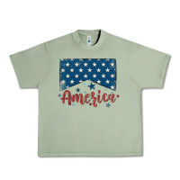 Oil Green America Urban Heavy Tee - MaliasSmallBusiness