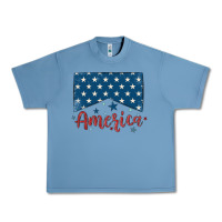 Pebble Blue America Urban Heavy Tee - MaliasSmallBusiness