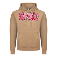 Vintage Coffee xoxo disco heart valentine's day Vintage Hoodie - MaliasSmallBusiness