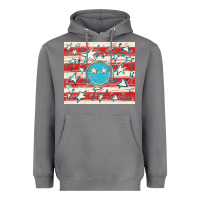 Storm America flag smiley  tumbler Heavyweight Hoodie - HowdyJamesFarm