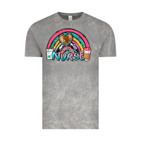 Cloud Rock nurse rainbow Vintage Tee - NancyCooperArtShop