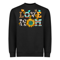 Black love mom Heavyweight Sweatshirt - LillyAllenDesigns