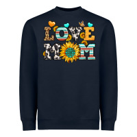 Navy love mom Heavyweight Sweatshirt - LillyAllenDesigns