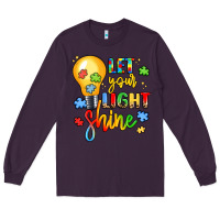 Plum let your light shine Long Sleeve Tee - LillyAllenDesigns
