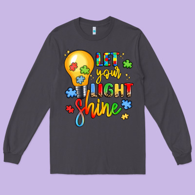 Let Your Light Shine Long Sleeve Tee Designed By Lillyallendesigns