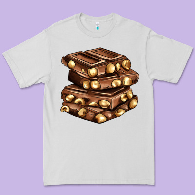 Nut And Chocolate Premium Tee Designed By Adodesignshop