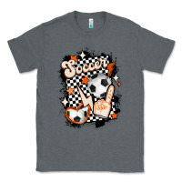 Charcoal Heather vintage soccer Classic Tee - MaliasSmallBusiness