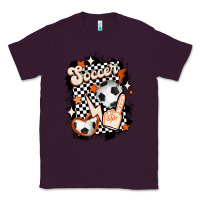 Plum vintage soccer Classic Tee - MaliasSmallBusiness