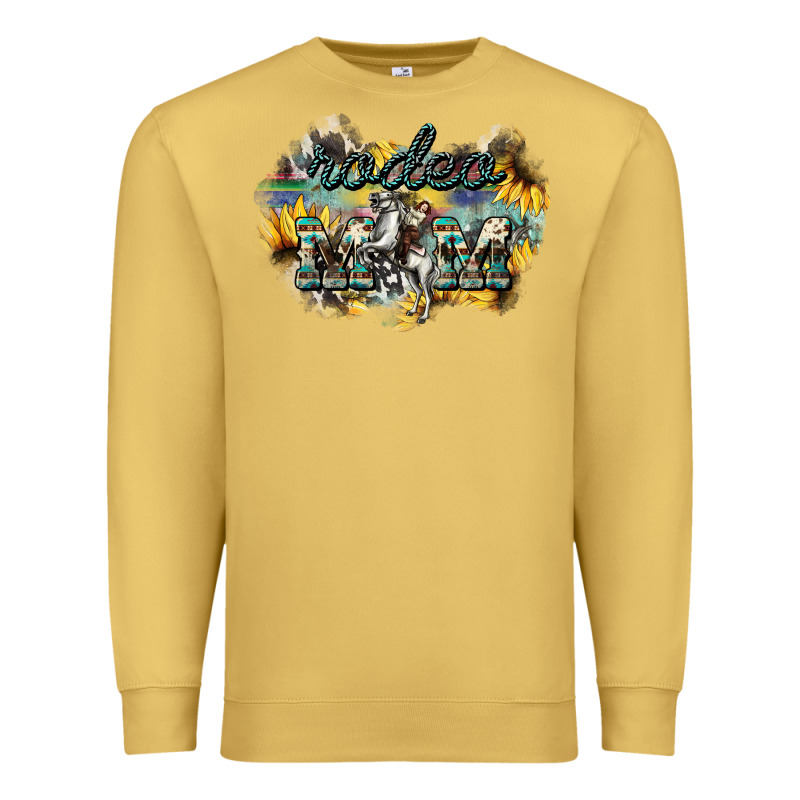 Rodeo Mom Mother's Day Premium Sweatshirt by HowdyJamesFarm | Teevron
