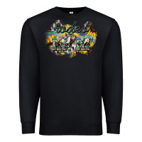 Black Rodeo mom mother's day Premium Sweatshirt - HowdyJamesFarm