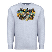 Heather Grey Rodeo mom mother's day Premium Sweatshirt - HowdyJamesFarm