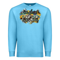 Ocean Blue Rodeo mom mother's day Premium Sweatshirt - HowdyJamesFarm