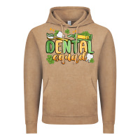Vintage Coffee dental squad Vintage Hoodie - MaliasSmallBusiness