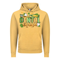 Vintage Mustard dental squad Vintage Hoodie - MaliasSmallBusiness