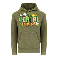 Vintage Olive dental squad Vintage Hoodie - MaliasSmallBusiness