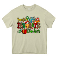 Mossy santa's favorite teacher Heavy Core Tee - AdoDesignShop