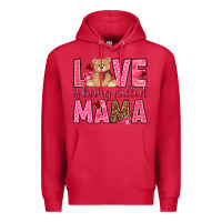 Cardinal Love is being called Mama Valentine's Day Premium Hoodie - HowdyJamesFarm