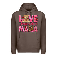 Coffee Love is being called Mama Valentine's Day Premium Hoodie - HowdyJamesFarm