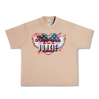 Burro American junkie Urban Heavy Tee - NancyCooperArtShop
