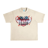 Sandshell American junkie Urban Heavy Tee - NancyCooperArtShop