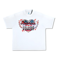 White American junkie Urban Heavy Tee - NancyCooperArtShop