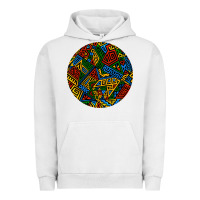 Pigment Lunar Rock african fabric pattern round earrings 3 Urban Hoodie - BundleAndBundleShop
