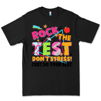 Black rock the test don't stress! just do your best Premium Tee - JahusDesignShop