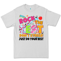 Dove Grey rock the test don't stress! just do your best Premium Tee - JahusDesignShop