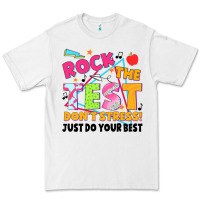 White rock the test don't stress! just do your best Premium Tee - JahusDesignShop