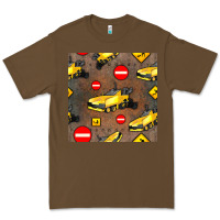 Cacao asphalt paver seamless pattern Premium Tee - BundleAndBundleShop
