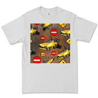 Asphalt Paver Seamless Pattern Premium Tee | Teevron