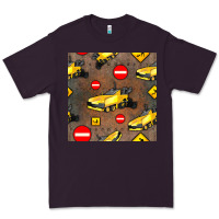 Plum asphalt paver seamless pattern Premium Tee - BundleAndBundleShop