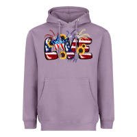 Lavender Love 4th of july Heavyweight Hoodie - CowGirlArtShop