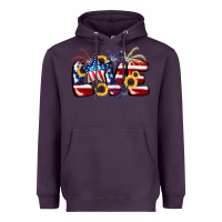 Plum Love 4th of july Heavyweight Hoodie - CowGirlArtShop