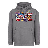 Storm Love 4th of july Heavyweight Hoodie - CowGirlArtShop