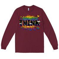 Burgundy pride and identity expression Long Sleeve Tee - LillyAllenDesigns