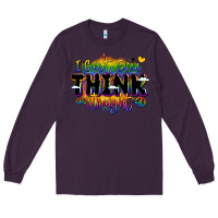 Plum pride and identity expression Long Sleeve Tee - LillyAllenDesigns