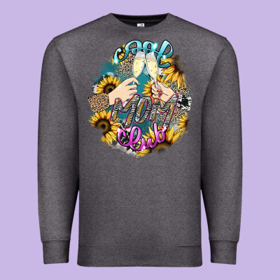 Cool Mom Club Mother's Day Premium Sweatshirt Designed By Howdyjamesfarm
