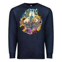 Navy Cool mom club mother's day Premium Sweatshirt - HowdyJamesFarm