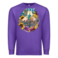 Purple Cool mom club mother's day Premium Sweatshirt - HowdyJamesFarm