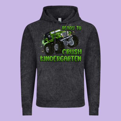 Ready To Crush Kindergarten Vintage Hoodie Designed By Maliassmallbusiness