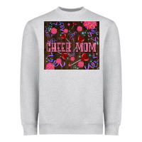 Heather Grey cheer mom party Heavyweight Sweatshirt - LillyAllenDesigns