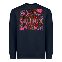 Navy cheer mom party Heavyweight Sweatshirt - LillyAllenDesigns