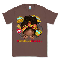 Chestnut school bus driver life afro messy bun Classic Tee - NancyCooperArtShop