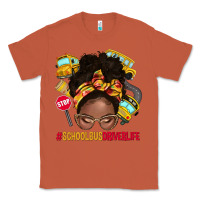 Copper school bus driver life afro messy bun Classic Tee - NancyCooperArtShop