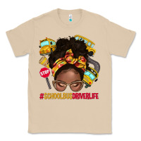 Mushroom school bus driver life afro messy bun Classic Tee - NancyCooperArtShop