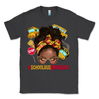 Smoke school bus driver life afro messy bun Classic Tee - NancyCooperArtShop